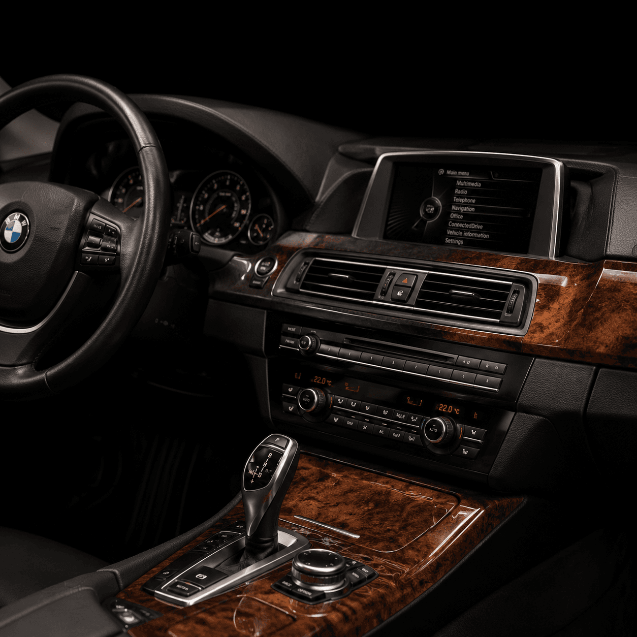 BMW 5 Series G30 Burl Wood Interior Trim