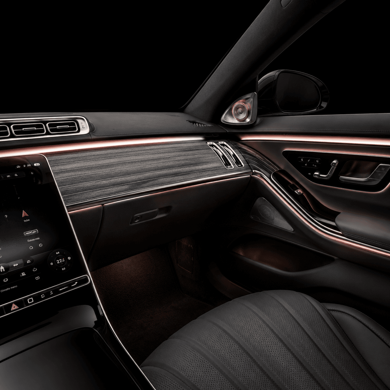 Mercedes-Benz E-Class W213 Open-Pore Ash Interior Trim